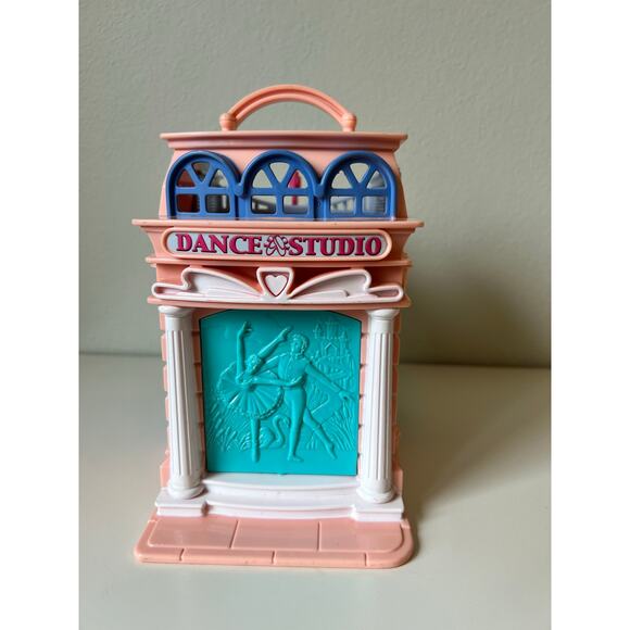 Vintage 2001 Fisher-Price Sweet Streets Candy Shop/Dance Studio Carrying Case - Picture 3 of 8